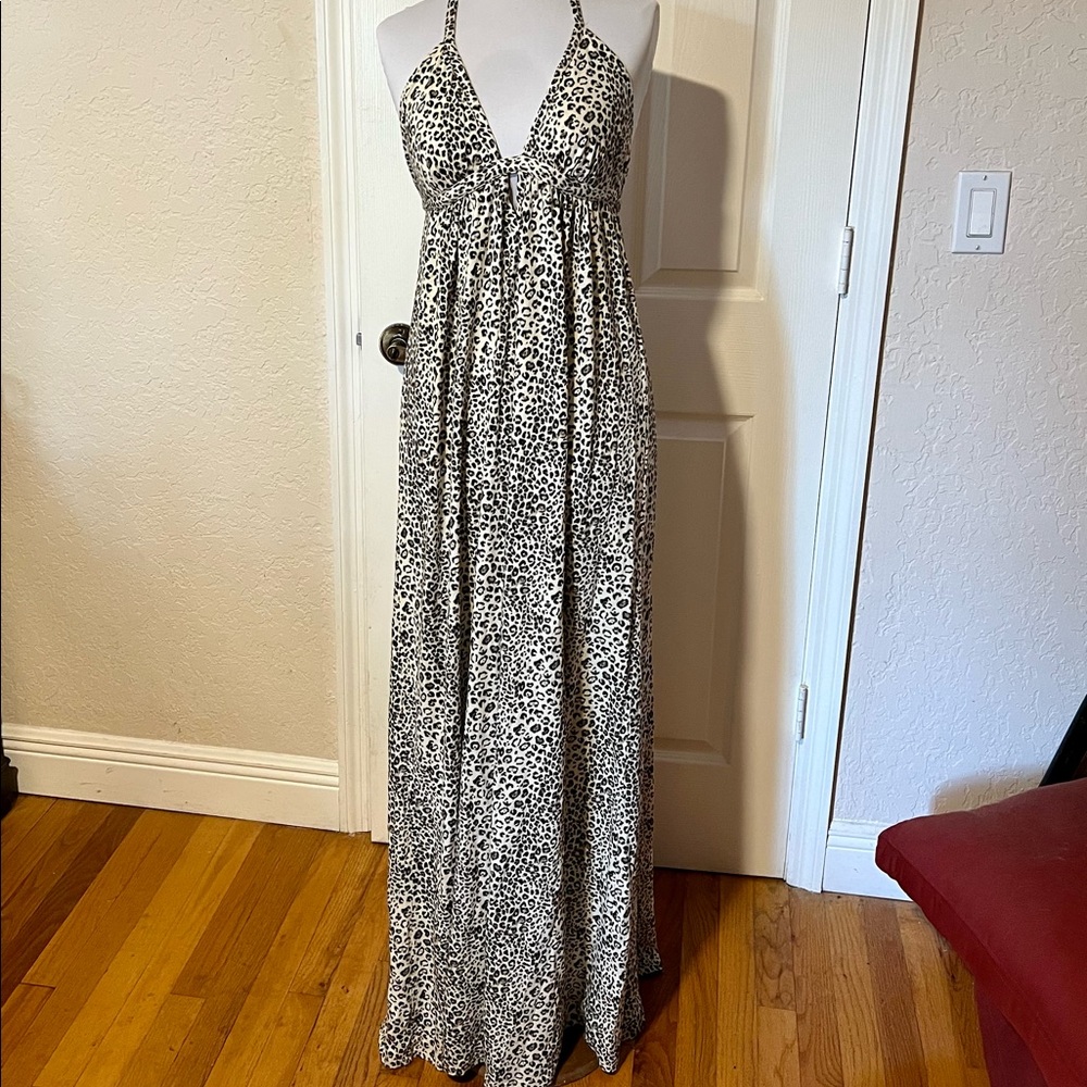 Rebecca Taylor Black and White Maxi Dress